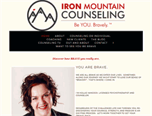 Tablet Screenshot of iron-mountain-counseling.com
